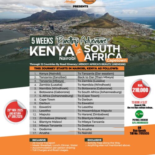 Road Trip Adventures - Kenya to South Africa