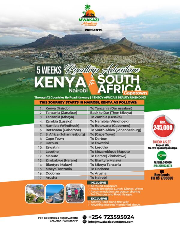 Road Trip Adventures - Kenya to South Africa