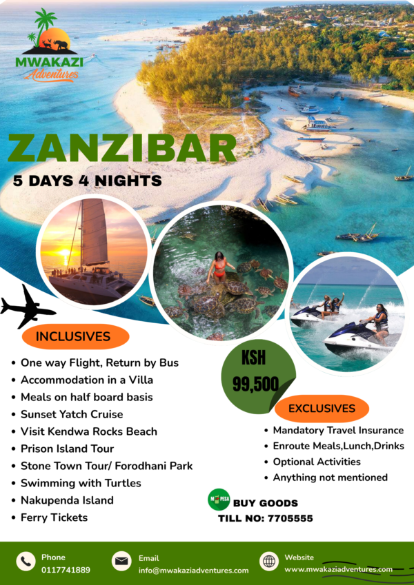 Escape To Zanzibar Paradise
